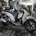 Sơn full sh mode màu xám xi măng phối dàn chân đen