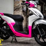 Vision dọn full trắng phối hồng độc đáo